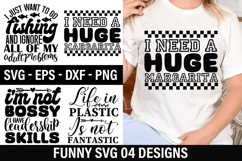 Funny Quote SVG Design - i just want to go fishing and ignor Product Image 1