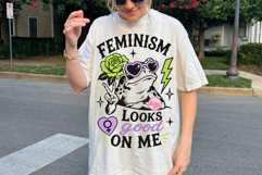 Sarcastic Feminist PNG, Anti Patriarchy Snarky Women Product Image 2
