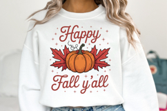Happy Fall Y&#039;all Svg | Thanksgiving Svg | Shirt Svg Product Image 1