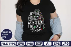 It's The Most Wonderful Time Of The Year SVG Cut File Product Image 2