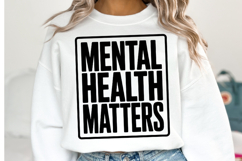 Mental Health Matters Svg Design | Svg Cut Files | Shirt Svg Product Image 1