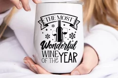 The most wonderful wine of the year SVG, Christmas SVG Product Image 2