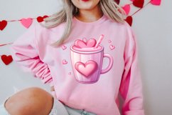 Valentine Coffee Cup Sublimation Clipart Product Image 2