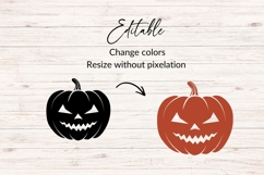 Jack O Lantern Silhouette SVG Product Image 2