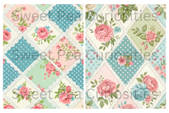 Shabby Chic, Flowers, Papers, Junk Journal Product Image 2