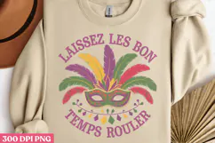Laissez Les Bon Temps PNG, Mardi Gras Sublimation PNG Product Image 2
