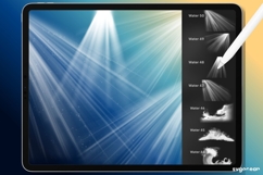 Water Procreate Brushes Bundle | Liquid | Stamps Product Image 2