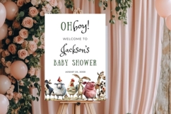 Baby Shower Welcome Sign Template 115 Product Image 2