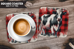 Farm Animals Square Coaster PNG Bundle, Farm Animals PNG Product Image 3