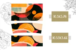 Retro Tumbler, Retro Circles 40 Oz Tumbler Sublimation Product Image 2