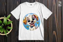 Cute Puppy Dog Cartoon Clipart Sublimation PNG Product Image 2