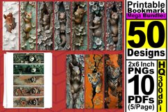 50x 3d Hole In Wall Sublimation Bookmark Bundle, Funny Product Image 3