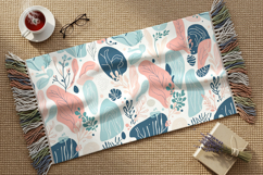 Rustic jute rug blanket mockup Product Image 3