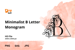 Minimalist Letter Monogram Product Image 1
