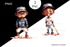 Baseball Boy Clipart, Sport Clipart Product Image 1