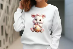 Adorable Animal Bunny Clipart, Watercolor Clipart Product Image 2