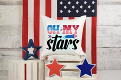 Oh my stars 4th of July Sublimation Design Product Image 2