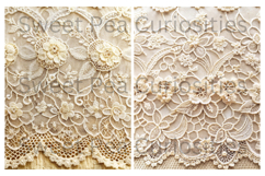 Lace, Sepia, Shabby Chic, Papers, Junk Journal Product Image 2