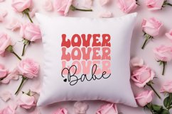 Lover Babe SVG, Retro Valentine SVG Product Image 2