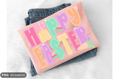 Happy Easter PNG | Girl Easter PNG | Preppy Easter PNG Product Image 1