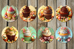 Easter cake | car coaster &amp; key chain sublimation designs Product Image 2