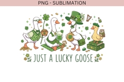 Lucky goose png design for T-shirts Product Image 2