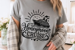 Honeymoon Cruise Svg, Wedding Cruise Svg, Cruise Ship Svg. Product Image 3