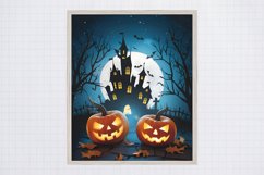Vintage Halloween Postcard Sublimation Product Image 2