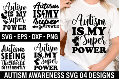 Autism Awareness SVG Design -Autism Seeing the World Differe Product Image 1