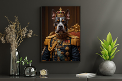 Royal Dogs King Portrait Wallart Product Image 2