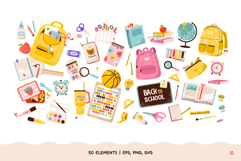 Back to School Vector Bundle | png | svg | eps Product Image 2