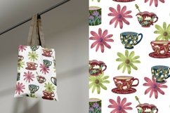 Teacup digital papers Product Image 2
