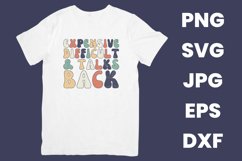 Retro Funny Expensive Difficult and Talks Back Humor SVG Product Image 2