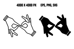 Sign Language Icons Product Image 1
