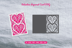 Valentine Papercut Card SVG Product Image 3