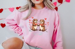 Valentines Day Animal Couple Sublimation, Christmas Clipart Product Image 2