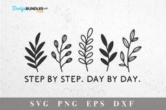 Step by step Day by day SVG- Funny Quote SVG Product Image 2