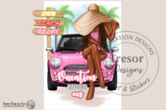 Vacation Mood On Pink Beach Car Design Summer Vacation Vibes Product Image 1