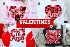 Te Amo Valentine Latch Hook PNG - 4 Designs Product Image 1