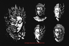 10 Bundle Dark Art Buddha Demon Dharma Meditation Devil Lust Product Image 3