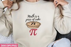 MATH IS A PIECE OF CAKE PNG, Pi Day Sublimation PNG Product Image 3