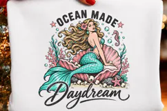 Just a Little Bit Salty Mermaid PNG, Salty Mermaid Beach Lov Product Image 2