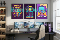 Gamer Room Frame Mockup Product Image 3