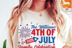 4th of July Family 2025 SVG, 4th of July Shirt, America PNG Product Image 3