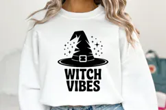 Witch Vibes Svg | Halloween Svg | Shirt Svg Product Image 1