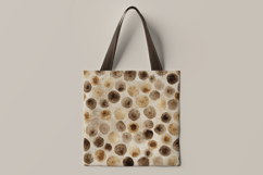 Brown Dalmatian Spots Digital Paper Product Image 2