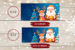 Cartoon Santa Claus Mug Design, Cute Christmas Deer Mug Product Image 2