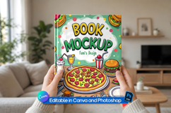 8.5x11 book hardcover mockup Product Image 3