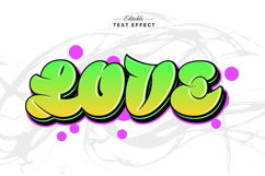 Graffiti Vector Text Effect Bold Urban Style Typography Product Image 1