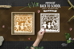 Back to School Paper Cut Design for Crafting Product Image 1